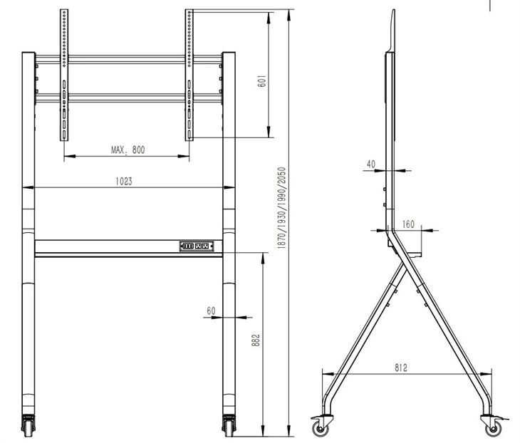 Heavy Duty Rolling TV Stand suppliers