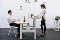 Back-to-Back Electric Sit-Stand Desk